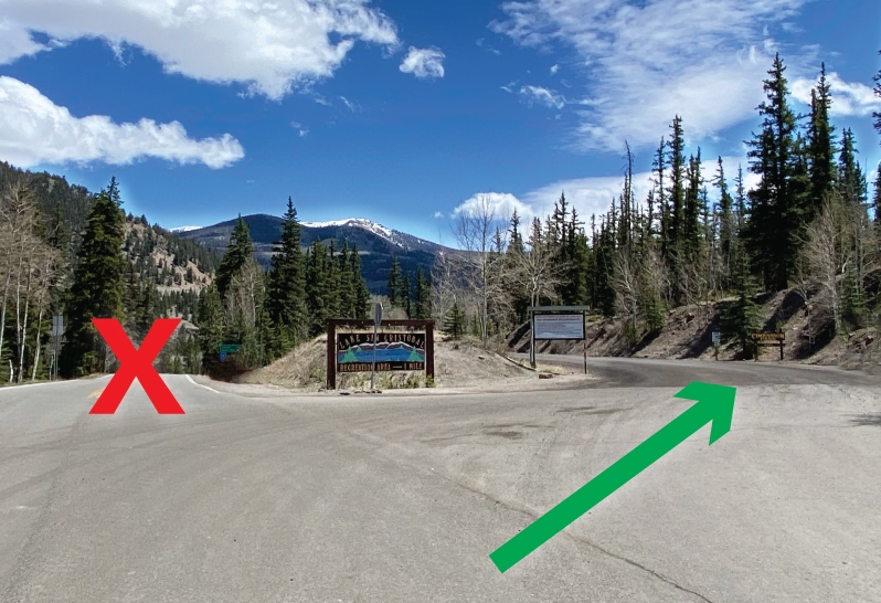 OHVs are not permitted to travel south beyond CR 30 on HWY 149.